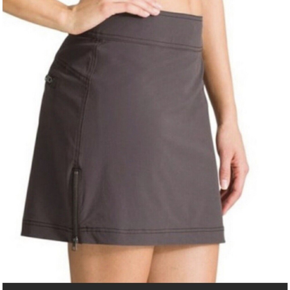 Athleta Jenner Skort Skirt 2 Plum Golf Tennis Athletic Zip Hiking pickleball